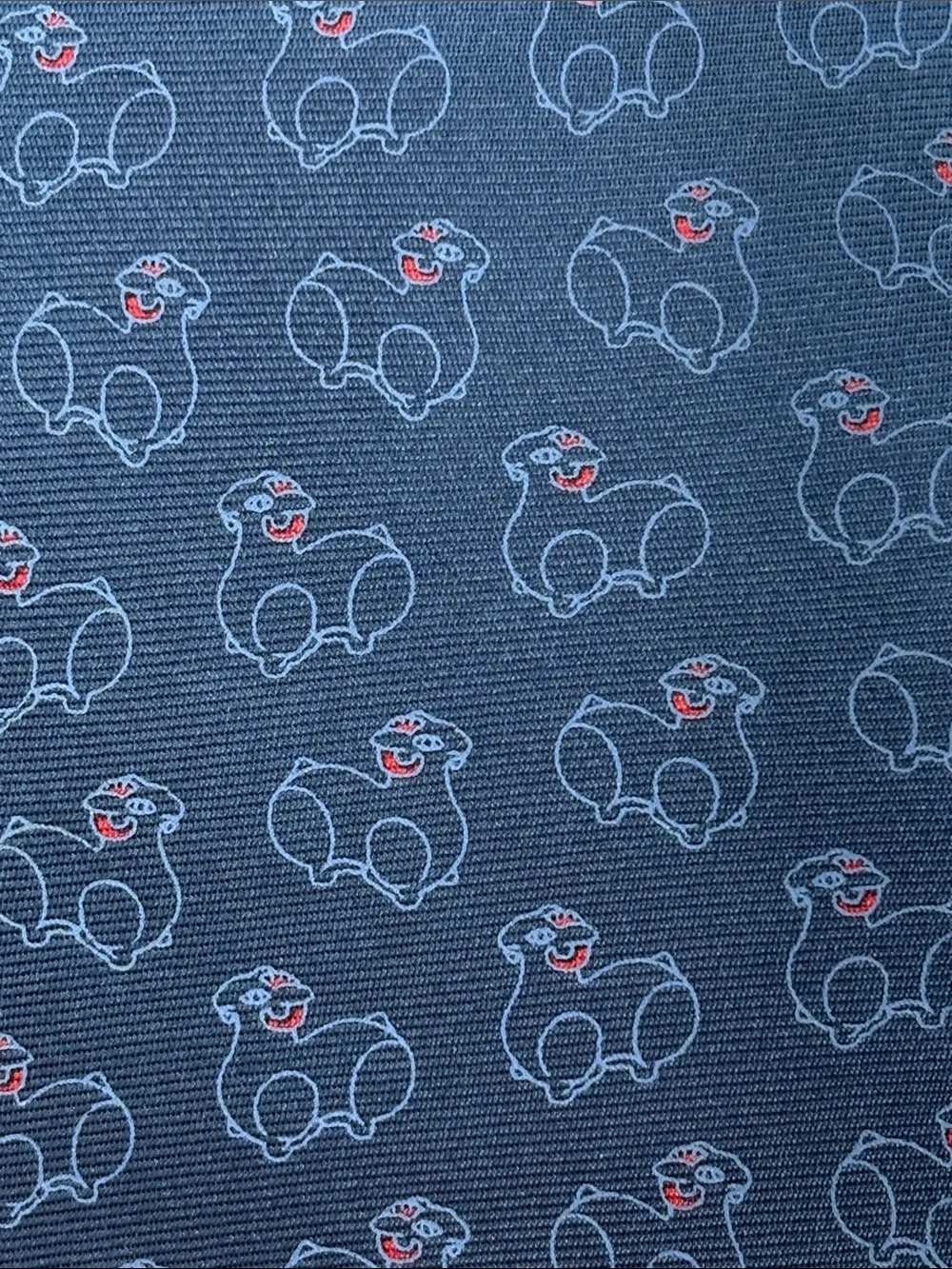 Shanghai Museum‎ Ram Print Tie